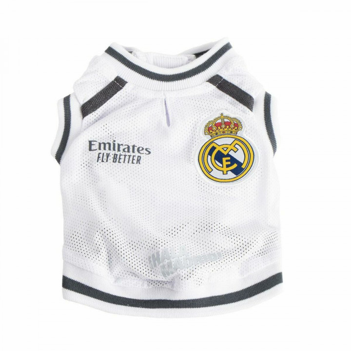 Maglione per Cani Real Madrid C.F. Bianco XS