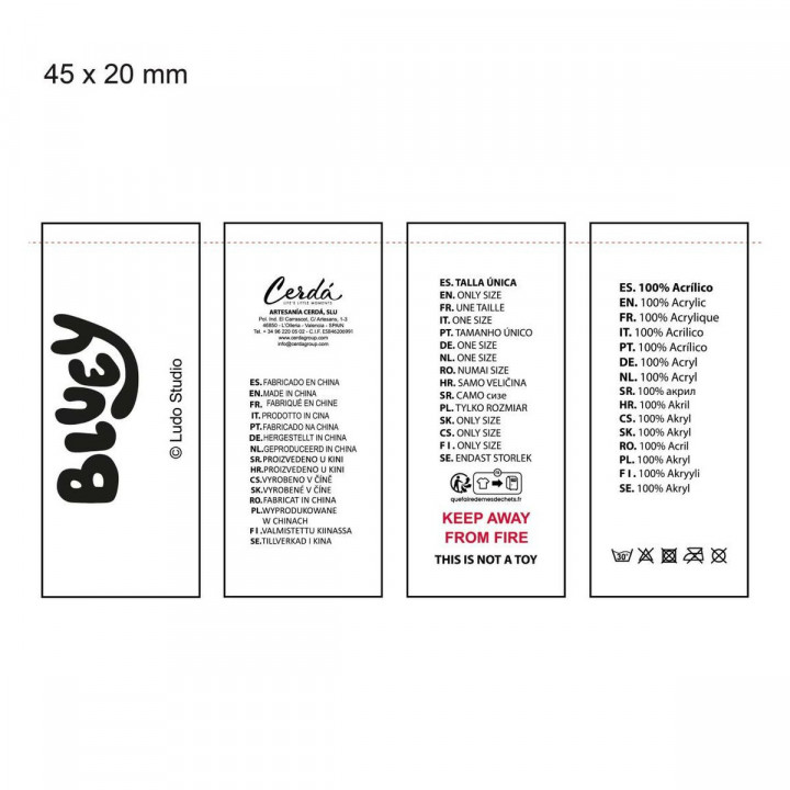 Child Hat Bluey Blue