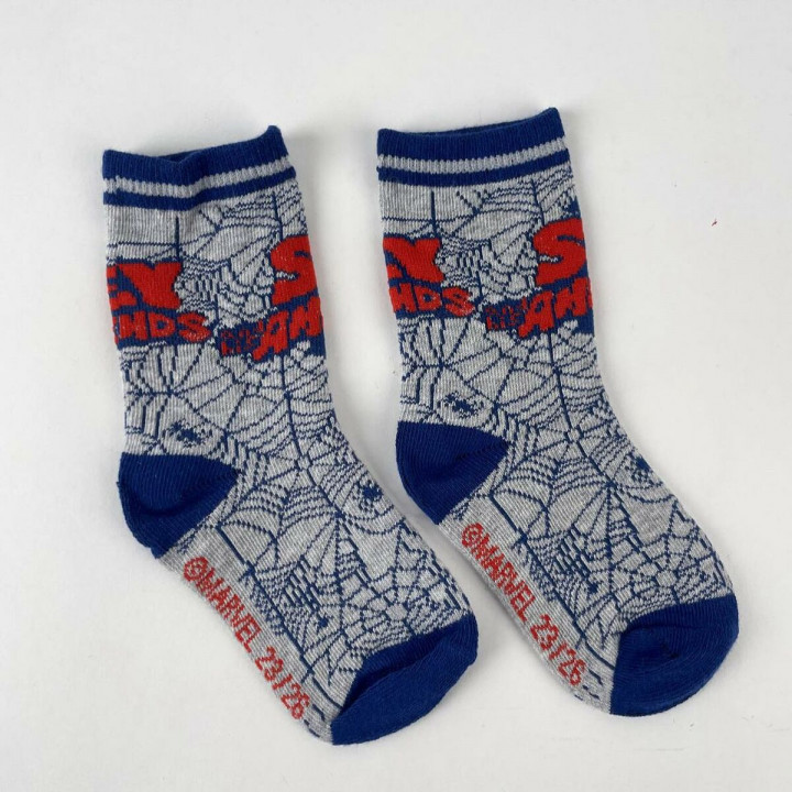 Socken Spidey Blau 31-34 5 Paar