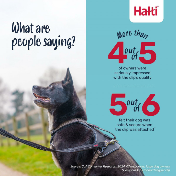 Guinzaglio da addestramento Company of Animals HALTI BRIG SAFETY Nero