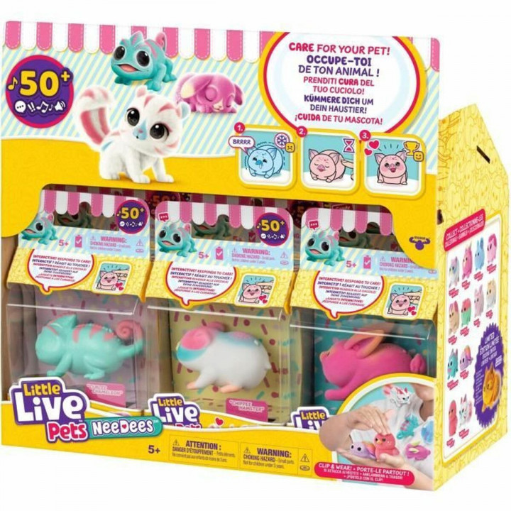 Knuffel Little Live Pets Wit Jaune Plastic