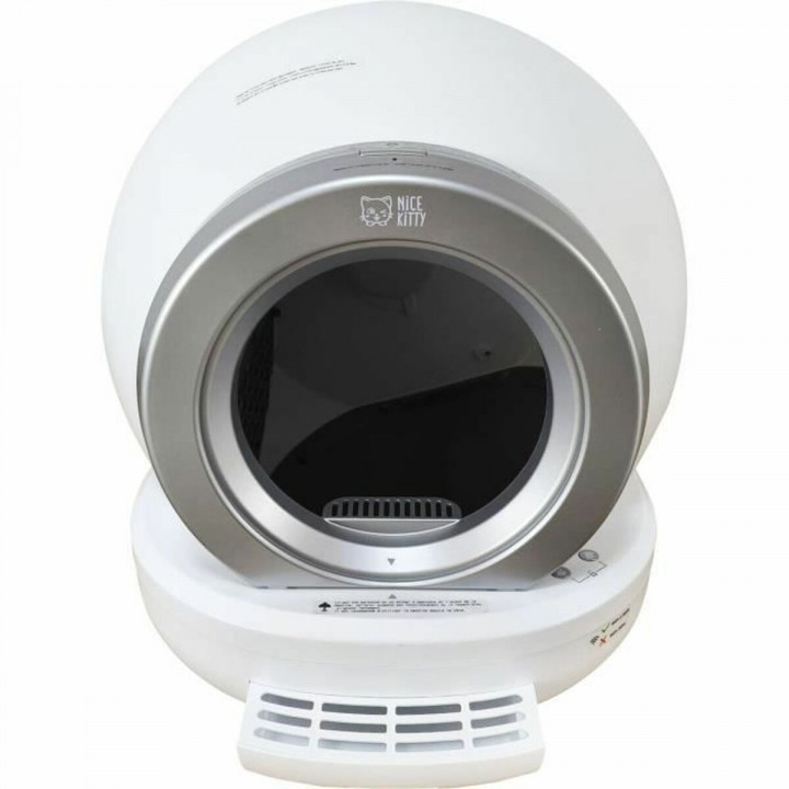 Arenero para Gatos Blanco Gris