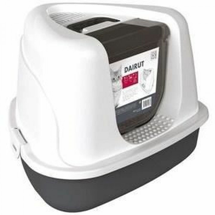 Lettiera per Gatti MPETS DAIRUT Bianco Nero 50 x 42 x 36 cm