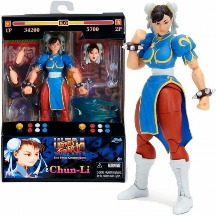 Figur mit Gelenken Smoby Street Fighter Chun-Li