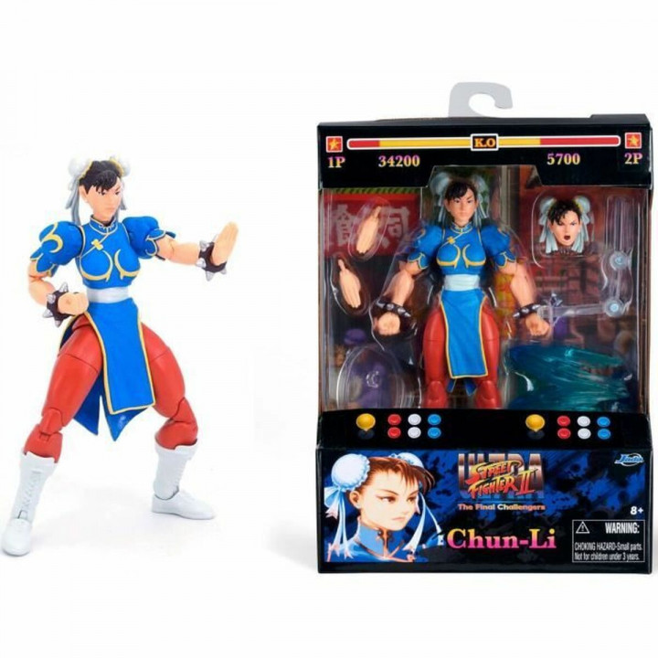 Personnage articulé Smoby Street Fighter Chun-Li