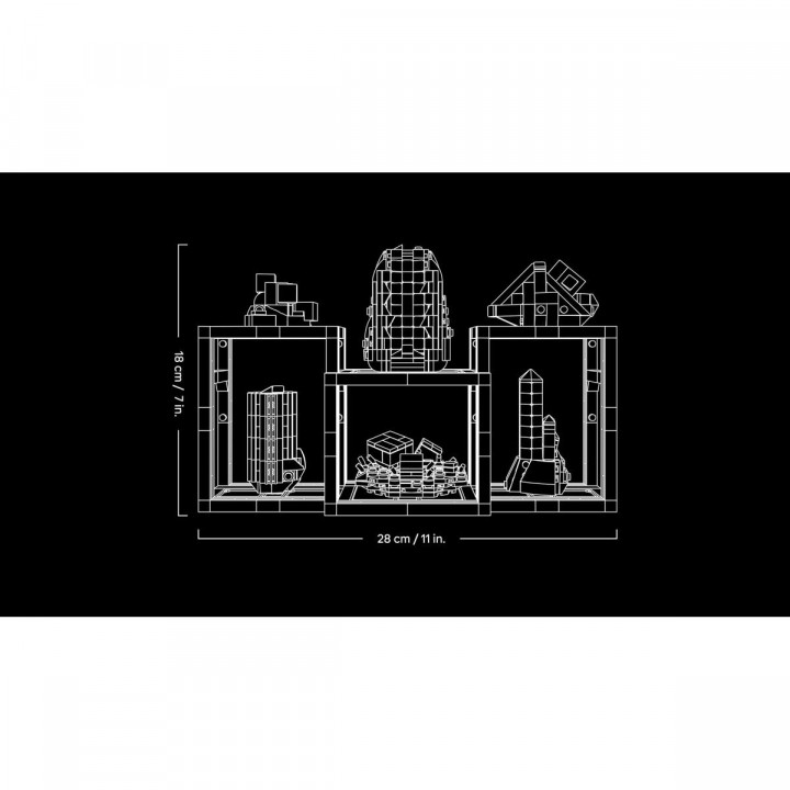 Building Blocks Game Lego Mineral 21362 880  Pieces