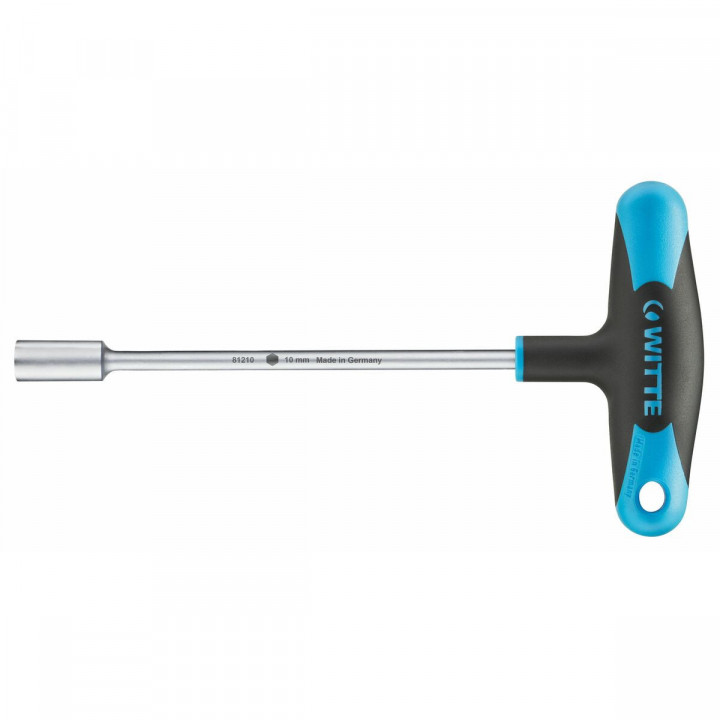 Sechskant-Steckschlüssel WITTE PRO 10 mm Sechseckig T-Form