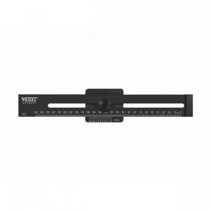 Règle de balisage VOGEL Noir Aluminium