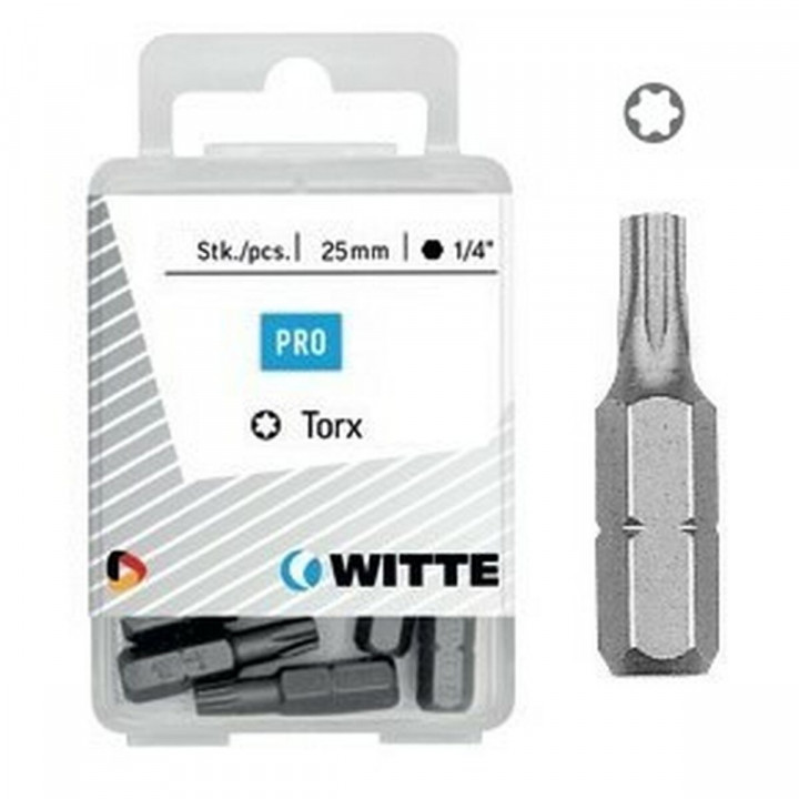 Satz von Spitzen WITTE TX Torx 5 Stück