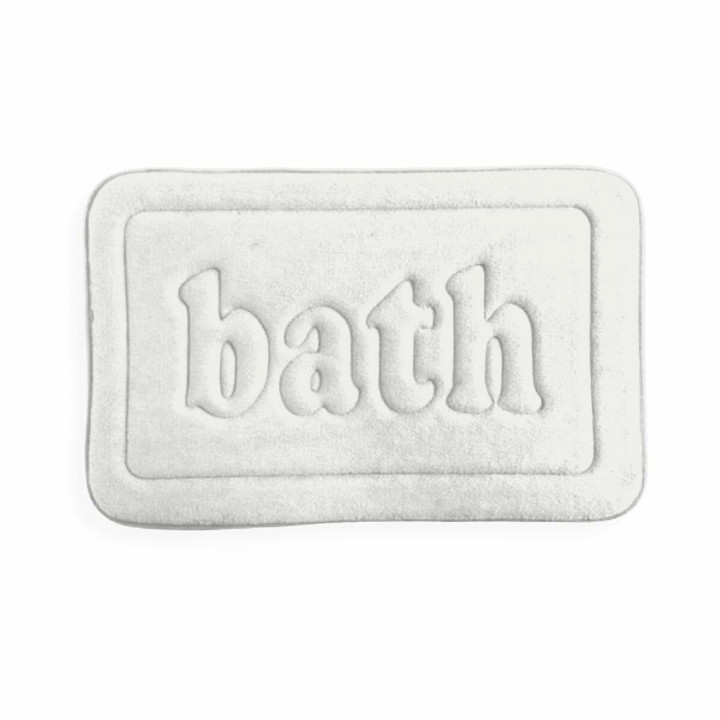 Non-Slip Bath Mat TODAY Bath PVC 40 x 60 cm White
