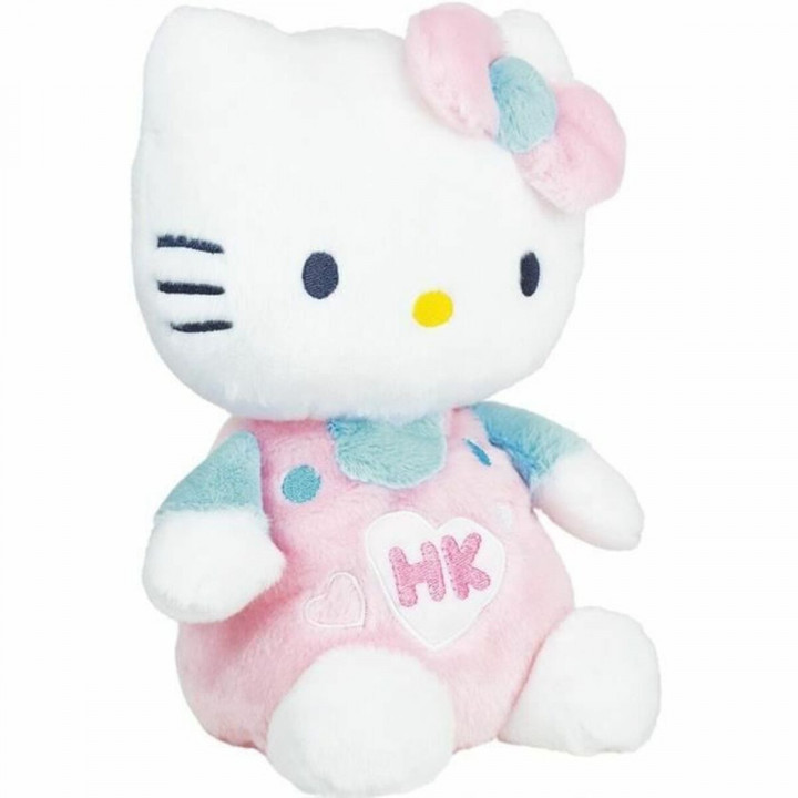 Jouet Peluche Jemini Hello Kitty Blanc Rose