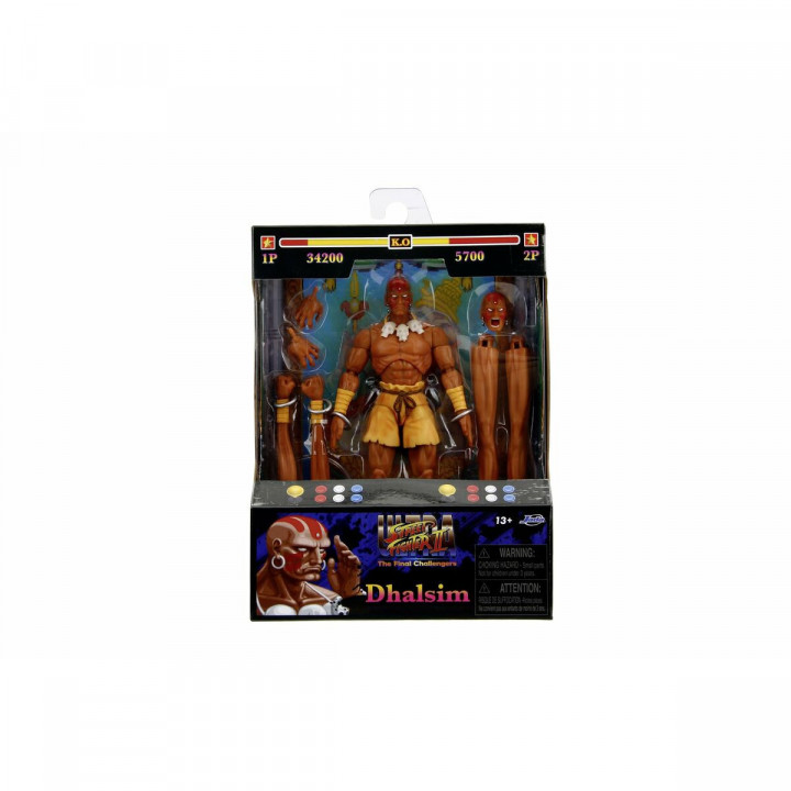 Figura Articulada Street Fighter Dhalsim 15 cm 16 x 8 x 21 cm