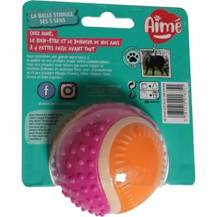 Peluche per cani Aimé Rosa Plastica