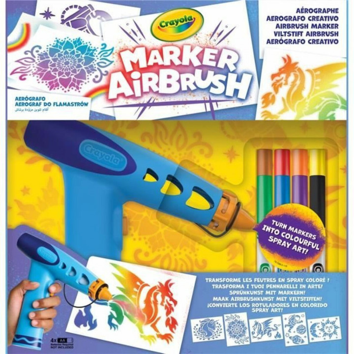 Kit de Dessin Crayola Marker Airbrush