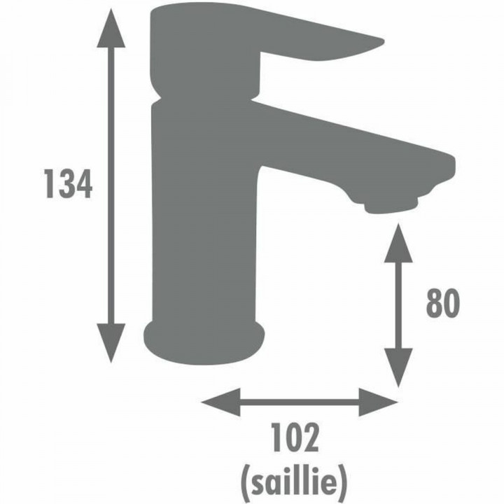Mixer Tap Edouard Rousseau MILK Graphite