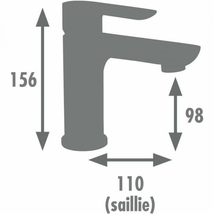 Mixer Tap Edouard Rousseau MILK Graphite