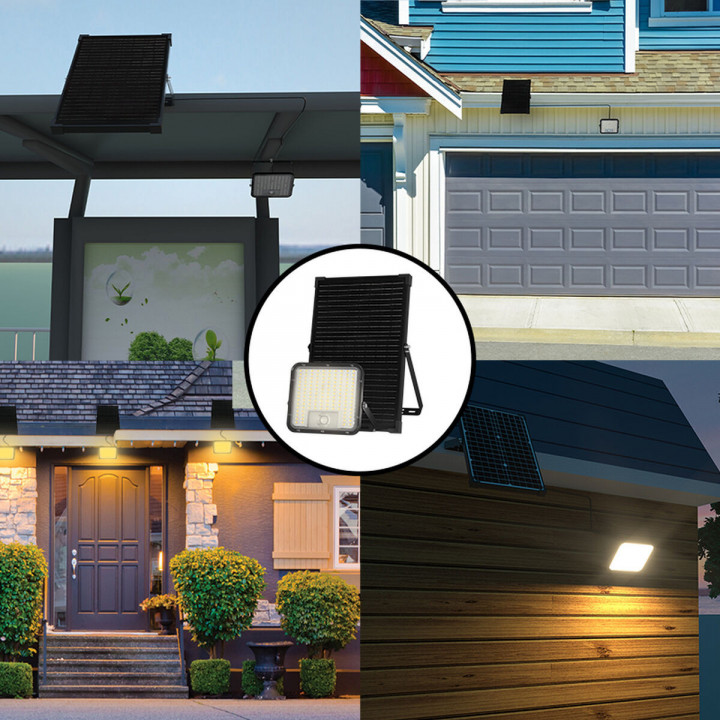 Solarlampe Velamp CUBE 9.600 lm 60 W 3000 K natürlich Warmes Weiß