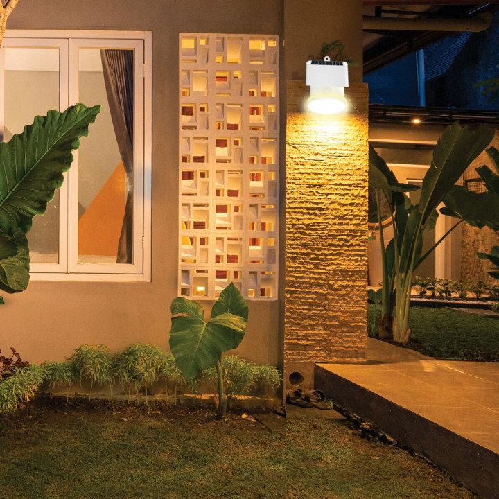 Lampada ad energia solare Velamp SUGAR 14 W 4000 K 2000 Lm Nero