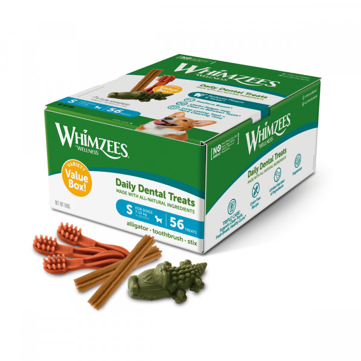 Natvoer Whimzees Daily Dental Treats 56 Stuks