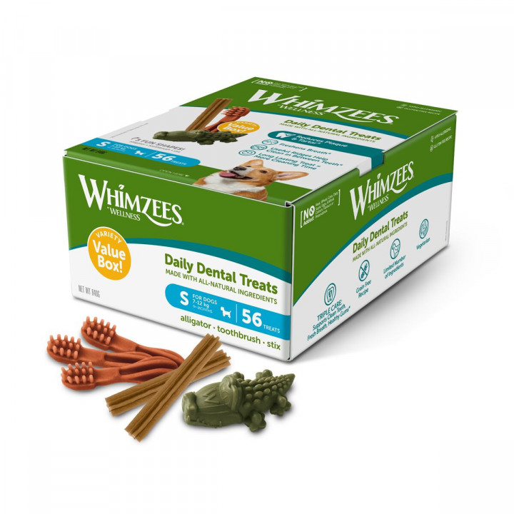 Nassfutter Whimzees Daily Dental Treats 56 Stück