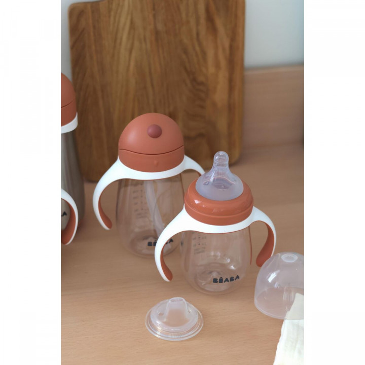 Bicchiere di Apprendimento Béaba Arancio 210 ml