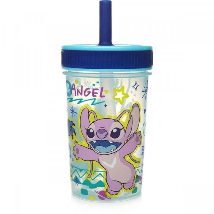 Lernglas ThermoBaby LILO & STITCH 420 ml Blau