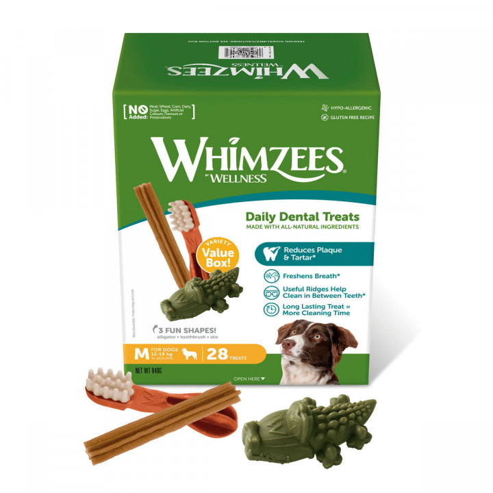 Nassfutter Whimzees Daily Dental Treats 28 Stück