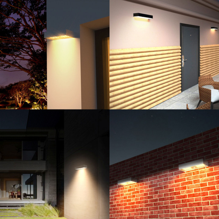 Wandleuchte Velamp TEGEL Weiß Polycarbonat 6 W 800 lm (4000 K)