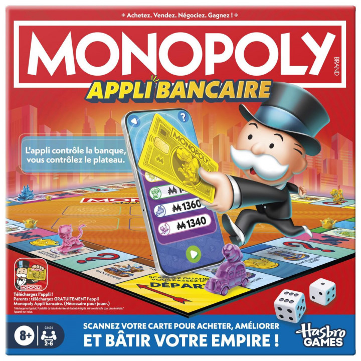 Juego de Mesa Monopoly Monopoly Appli Bancaire 27 x 5 x 27 cm