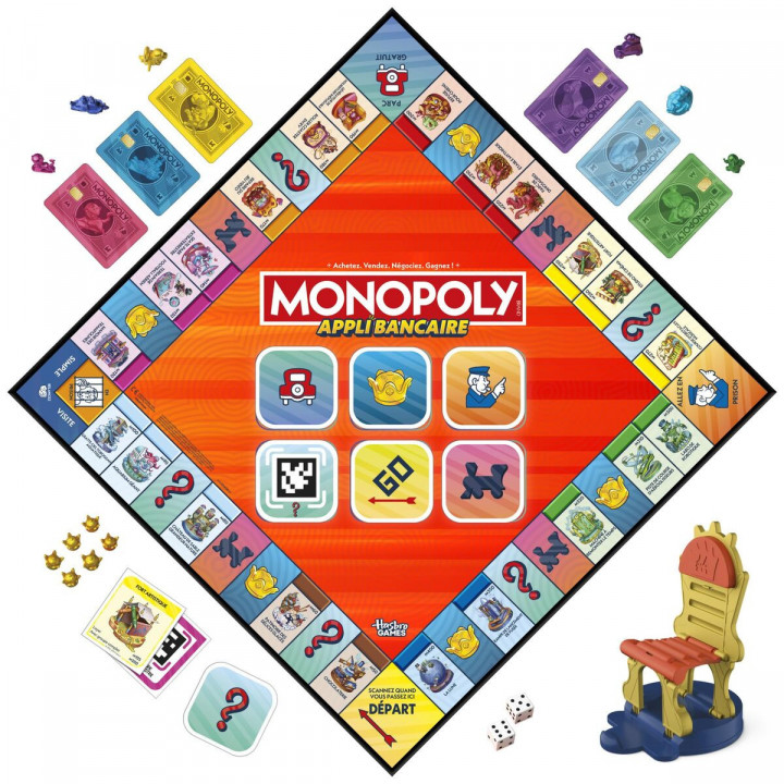 Tischspiel Monopoly Monopoly Appli Bancaire 27 x 5 x 27 cm