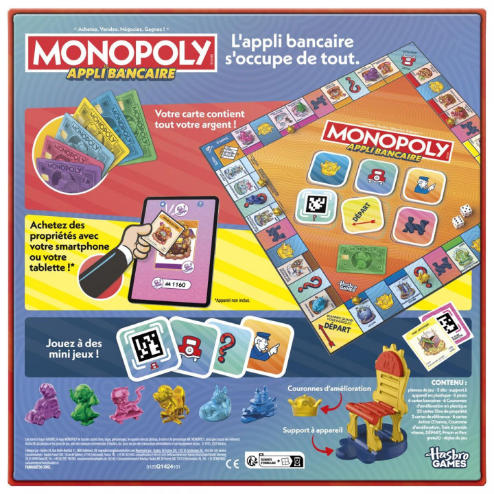 Gioco da Tavolo Monopoly Monopoly Appli Bancaire 27 x 5 x 27 cm