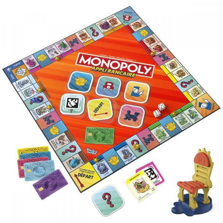 Gioco da Tavolo Monopoly Monopoly Appli Bancaire 27 x 5 x 27 cm