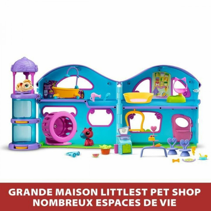 Playset Bandai The Big House Littlest Pet Shop 22 Pièces