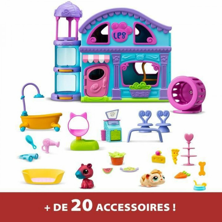 Playset Bandai The Big House Littlest Pet Shop 22 Stücke