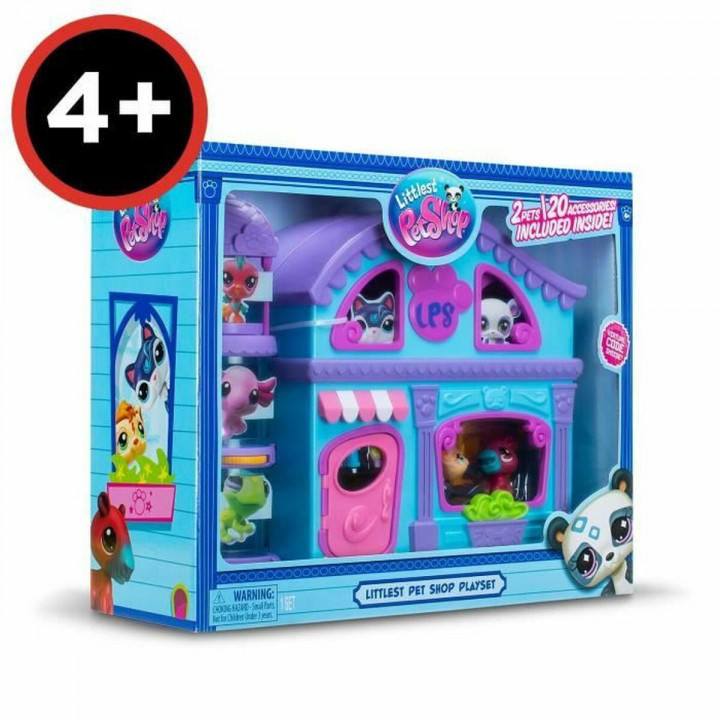 Playset Bandai The Big House Littlest Pet Shop 22 Stücke