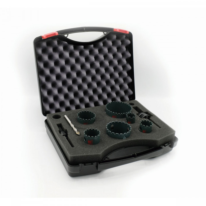 Set di punte per trapano circolari MP.S 7530 Ø 22 mm Ø 35 mm Ø 44 mm 8 Pezzi