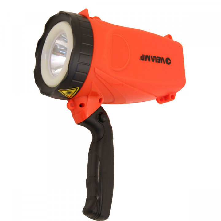 Wiederaufladbarer LED-Handscheinwerfer Velamp SUPER HORNET 5 W 350 lm