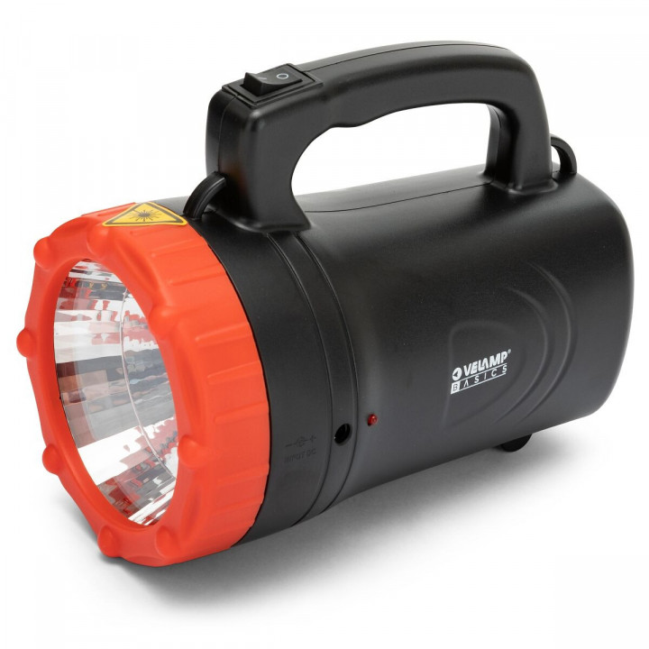 Faretto LED portatile ricaricabile Velamp 1W 1 W 100 Lm