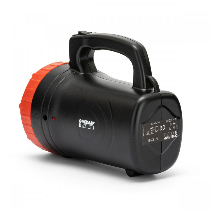 Faretto LED portatile ricaricabile Velamp 1W 1 W 100 Lm