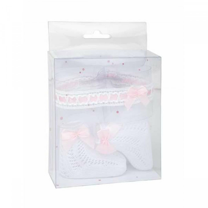 Gift Set for Babies Arias White Pink 2 Pieces