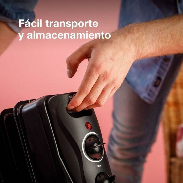 Radiatore a Olio Solac RA810 Nero 2300 W