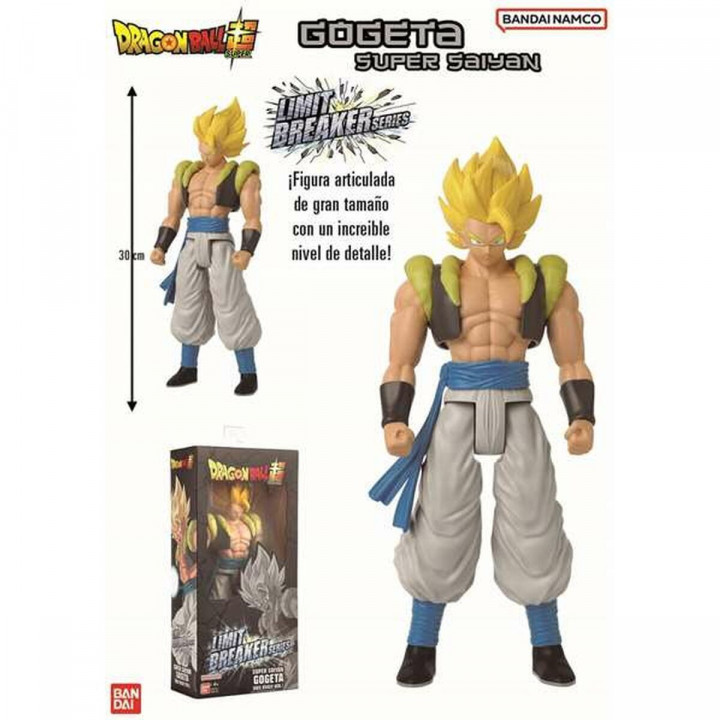Figurine d’action Bandai Limit Breaker Series Super Saiyan Gogeta 30 cm 34 x 8 x 16 cm PVC