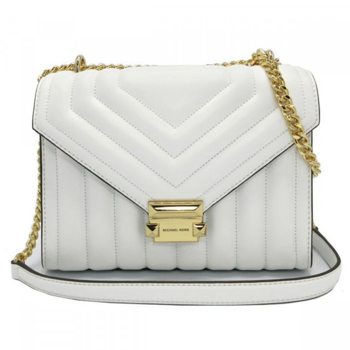 Schoudertas Michael Kors Whitney Wit 24 x 19 x 9 cm