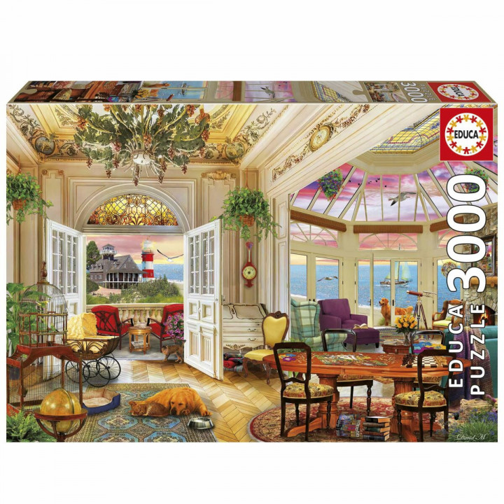Puzzle Educa Life in the Coast 3000 Piezas
