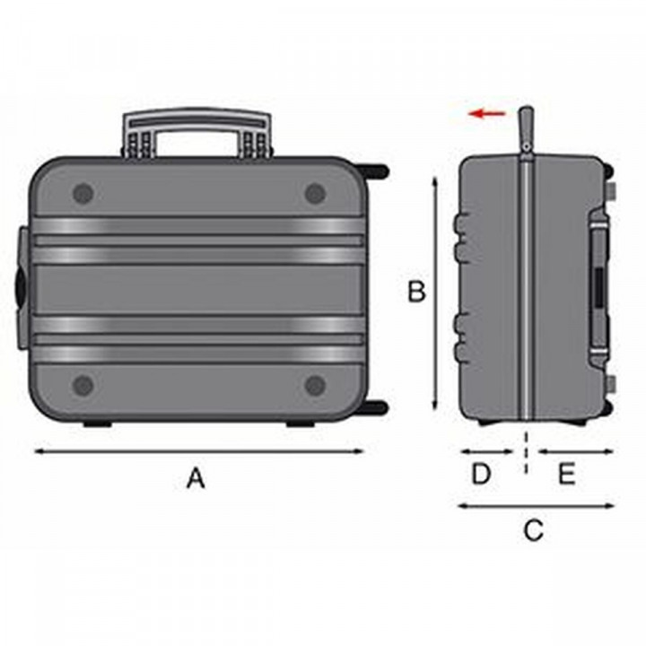 Tool Case GT Line Polyester PVC Metal Polyethylene Natural rubber