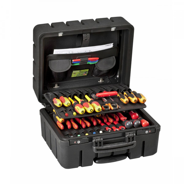 Gereedschapskoffer GT Line Polyester PVC Metaal Polyethyleen Natuurlijk rubber