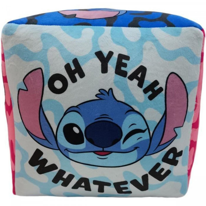 Cushion Stitch 28 x 30 x 29 cm Blue Polyester Children's
