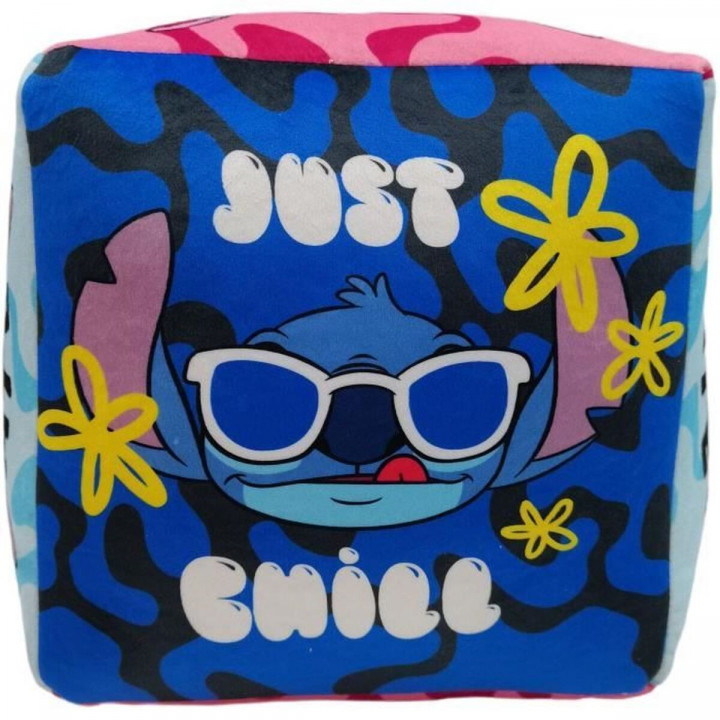 Coussin Stitch 28 x 30 x 29 cm Bleu Polyester Enfant