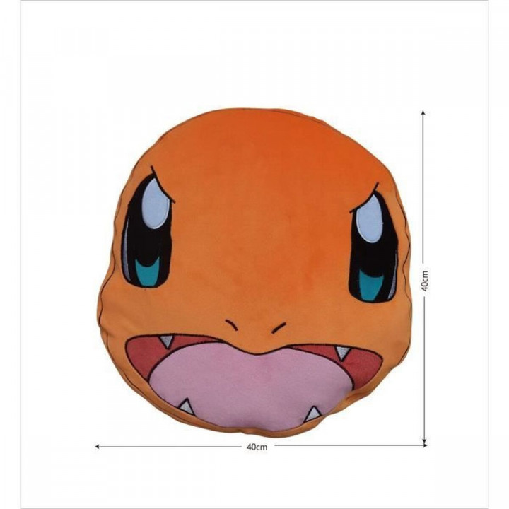 Cushion Pokémon 43 x 3 x 43 cm Orange Polyester Children's Animal