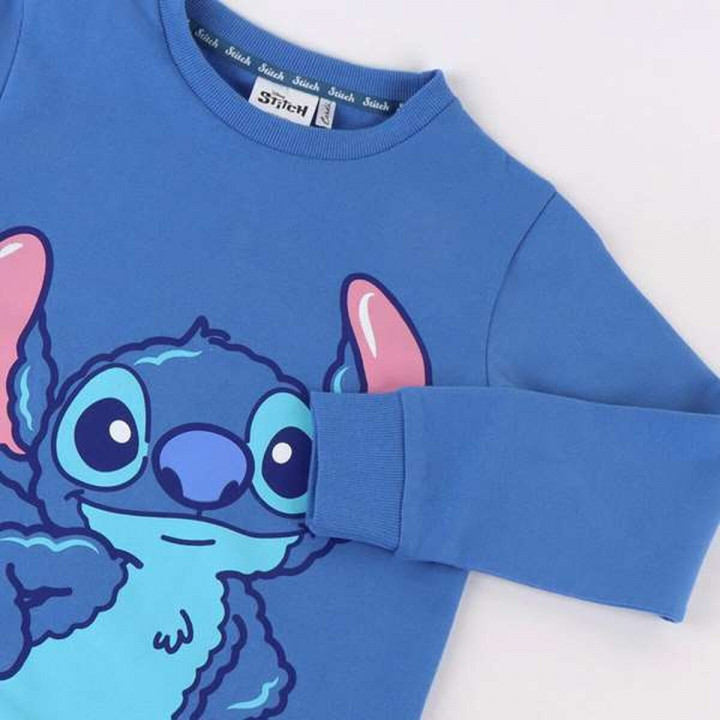 Joggingpak voor kinderen Stitch Blauw 14 Jaar